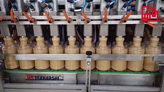 Crunchy Peanut Butter Filling Machine | Peanut Butter Jar Packaging | Viscous Liquid Filler