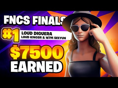 WE DID IT AGAIN... TOP 1 FNCS Finals ($7500) w/ @SeeyunFN @kingbrofc 🏆