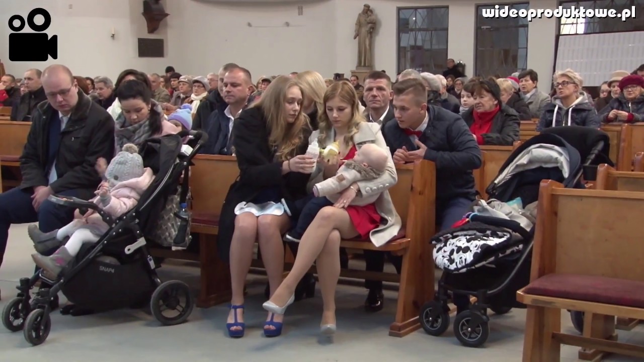 Przebieg chrztu swietego w Kościół Matki Bożej z Lourdes w Warszawie przy ul  Szwedzkiej