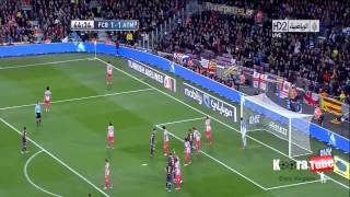 أهداف برشلونة 4 1 أتلتيكو مدريد  2012 عصام الشوالي HD