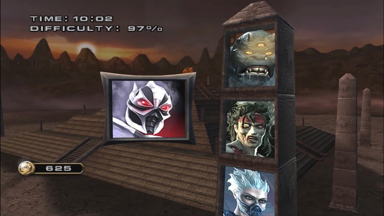 SMOKE “Max Difficulty” Gameplay - Mortal Kombat Armageddon