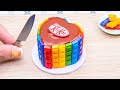 Best Rainbow KITKAT Cake | 1000+ Amazing Mini Rainbow Cake Decorating Ideas Using KitKat
