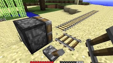 Using a piston to lay/move track.