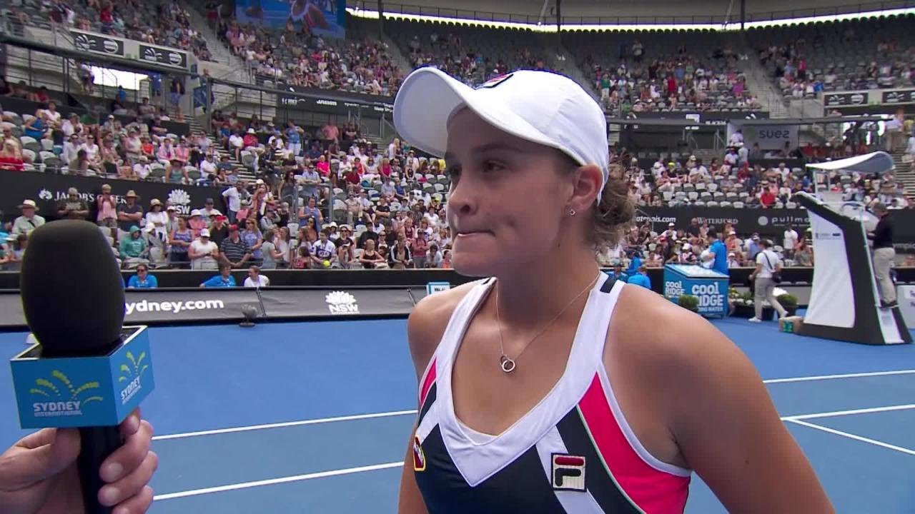 Ashleigh Barty On Court Interview (QF) | Sydney International 2018