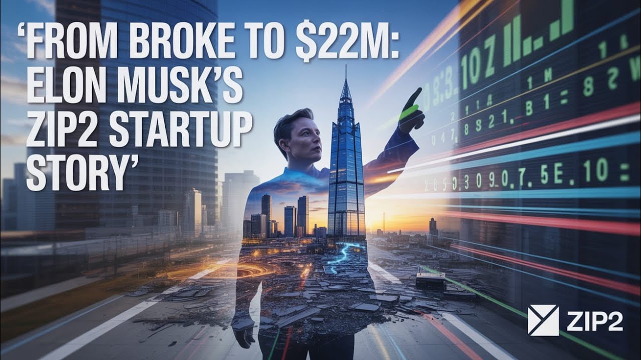 From Broke to $22M: Elon Musk’s Zip2 Startup Story | Tech History ...