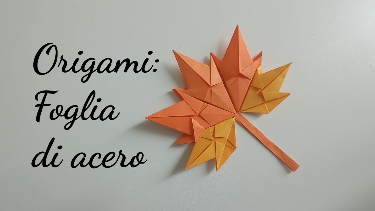 Origami: Foglia di acero - Stefi64 