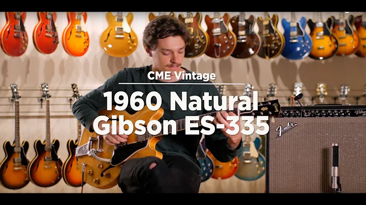 RARE 1960 Natural Gibson ES-335 | CME Vintage Guit...