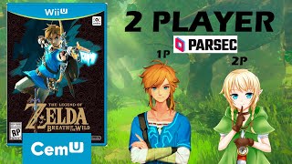 Zelda: BotW | MOD 2 Player | Divided screen | CEMU | Parsec Online