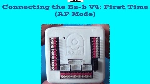 Connecting to the EZ-B V4: First Time(AP Mode)