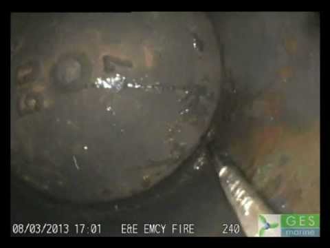 GES Marine / Boru hattı çek-valf kontrolü (Videoscopic inspection of a check-valve)