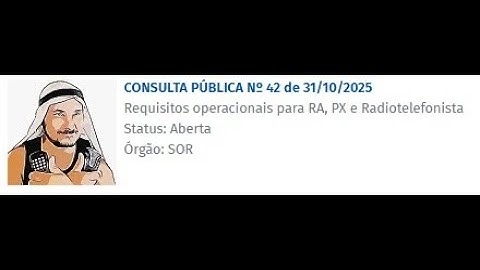 PROVAS DE RADIOAMADOR SUSPENSAS E CONSULTA PUBLICA ANATEL - COMO PARTICIPAR E MINHA OPINIÃO - PY2LSW