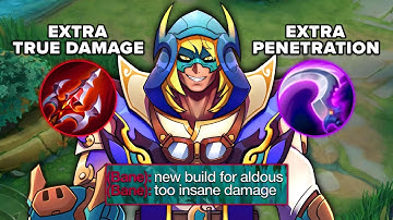 WHEN GLOBAL ALDOUS ABUSE THIS MULTIPLE TRUE DAMAGE PENETRATION BUILD‼️🔥 (ALDOUS BEST BUILD 2025)