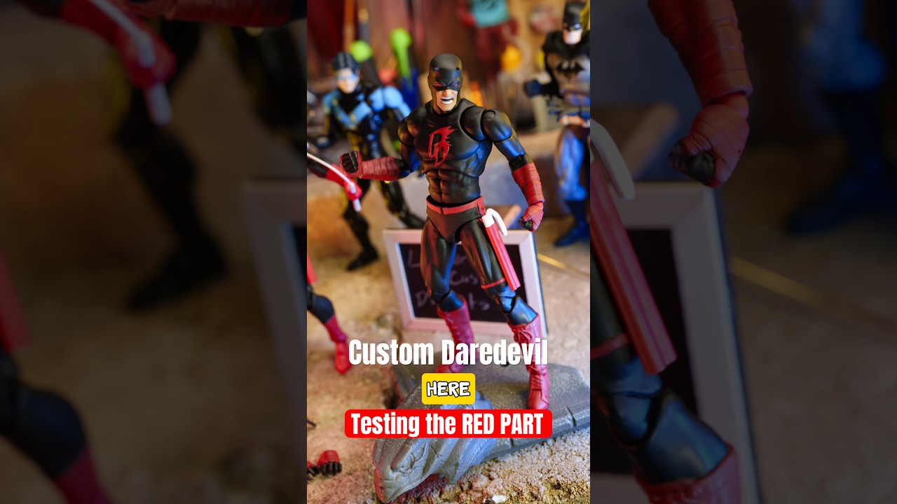 Daredevil paint match that's TOO CLEAN #custom #marvel #actionfigure