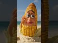 Sunbathing Sea Beach Massage Oil Popcorn Roasting Corn حمام آفتاب روغن ماساژ ساحل دریا ذرت 