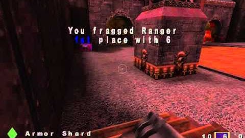 Quake 3 Arena. Single Player. Arena Gate.