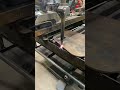 ￼ Using the track cutter to cut some plates #welding #stickwelding #explore #explore #welder #art ￼