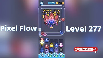 🎮 Pixel Flow Level 277 Walkthrough | Go Answer 🧩✨