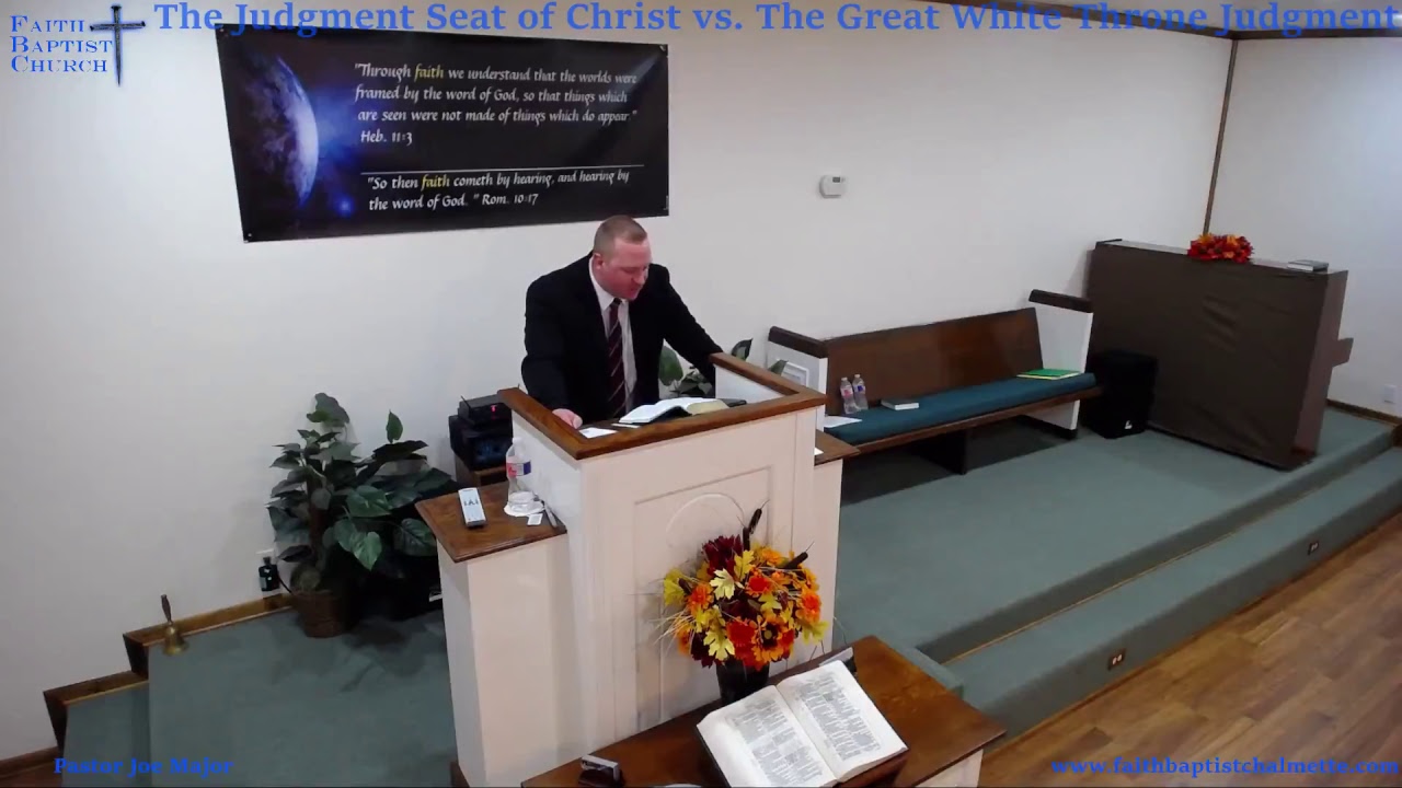 The Judgment Seat of Christ vs. The Great White Throne Judgment - YouTube