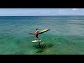 Wing foil surf heaven in hawaii