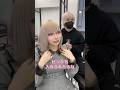 白髪美少女をロングに可愛くしてみた！エクステ70枚！ #エクステ #シールエクステ #イメチェン #ロングヘア #カウンセリング #渋谷美容室