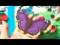 Quiet book with batterfly and bugs (Луг с бабочками)