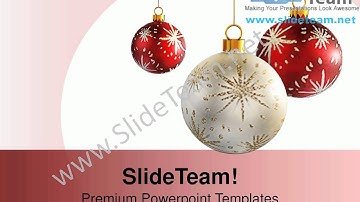 Decorative Christmas Ornaments PowerPoint Templates PPT Backgrounds  1112 Slides Backgrounds