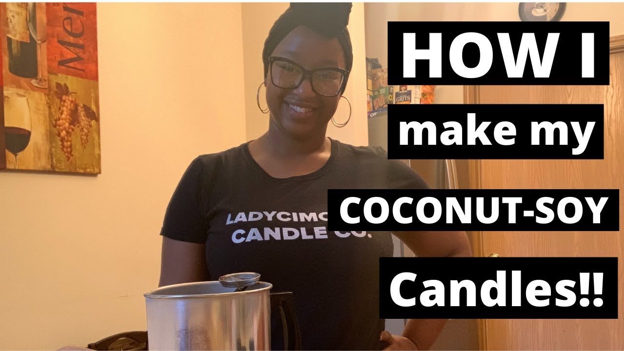 How I Make My Coconut-Soy Candles, Step-By-Step