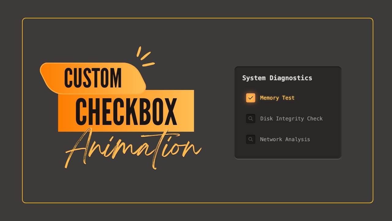 CSS Custom Checkbox Animation | 3D Flip Effect with HTML CSS | No ...