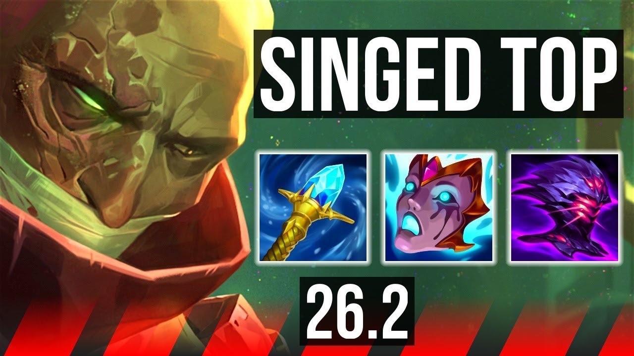 SINGED vs NASUS (TOP) | EUNE Challenger | 26.2