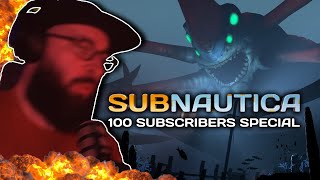 Grown Man Suffering from THALASSOPHOBIA plays SUBNAUTICA for your Amusement (100 Subscriber Special)