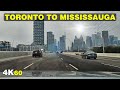 Driving From Toronto to Port Credit in Mississauga (July, 2021)
