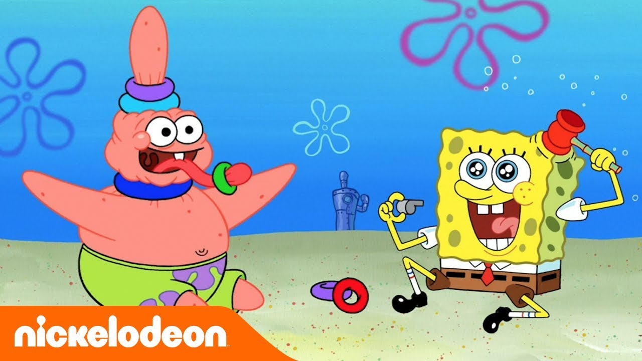 SpongeBob | Nickelodeon Arabia | سبونج بوب | ألعاب أطفال قديمة - YouTube
