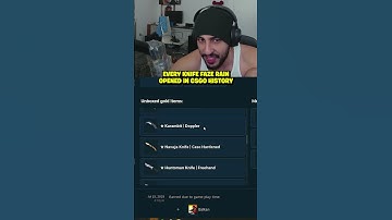 EVERY Knife FaZe Rain Has Opened On Counter Strike!