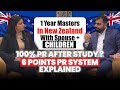 1-Year Master’s in New Zealand with Spouse & Children | PR Pathway Explained