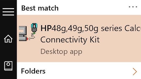 How to Connect an HP-50G to a Windows 10/11 PC