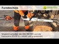 Vergleich zwischen der stihl ms 500i und der husqvarna 576 xp g  erklrt und angewendet