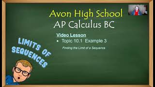 Avon High School - AP Calculus BC - Topic 10.1 - Example 3