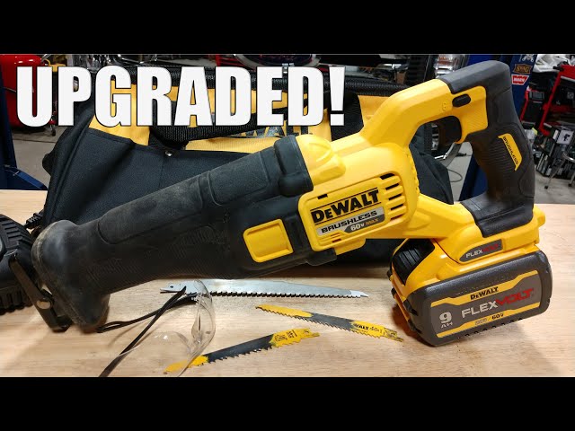 DEWALT FlexVolt 60V Brushless Recip Saw Review DCS389 DCS39X1 - Some would  call this a Sawzall - YouTube