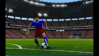 eFootball PES 2021. Финты: обводка двойным касанием (Крокета)