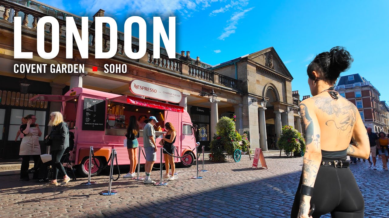 London Walking Tour 4K – Soho | Covent Garden