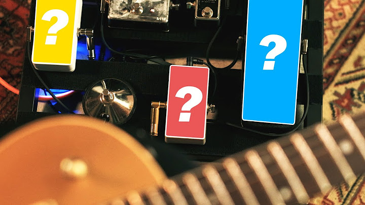 Je vous dévoile mon pedalboard!!