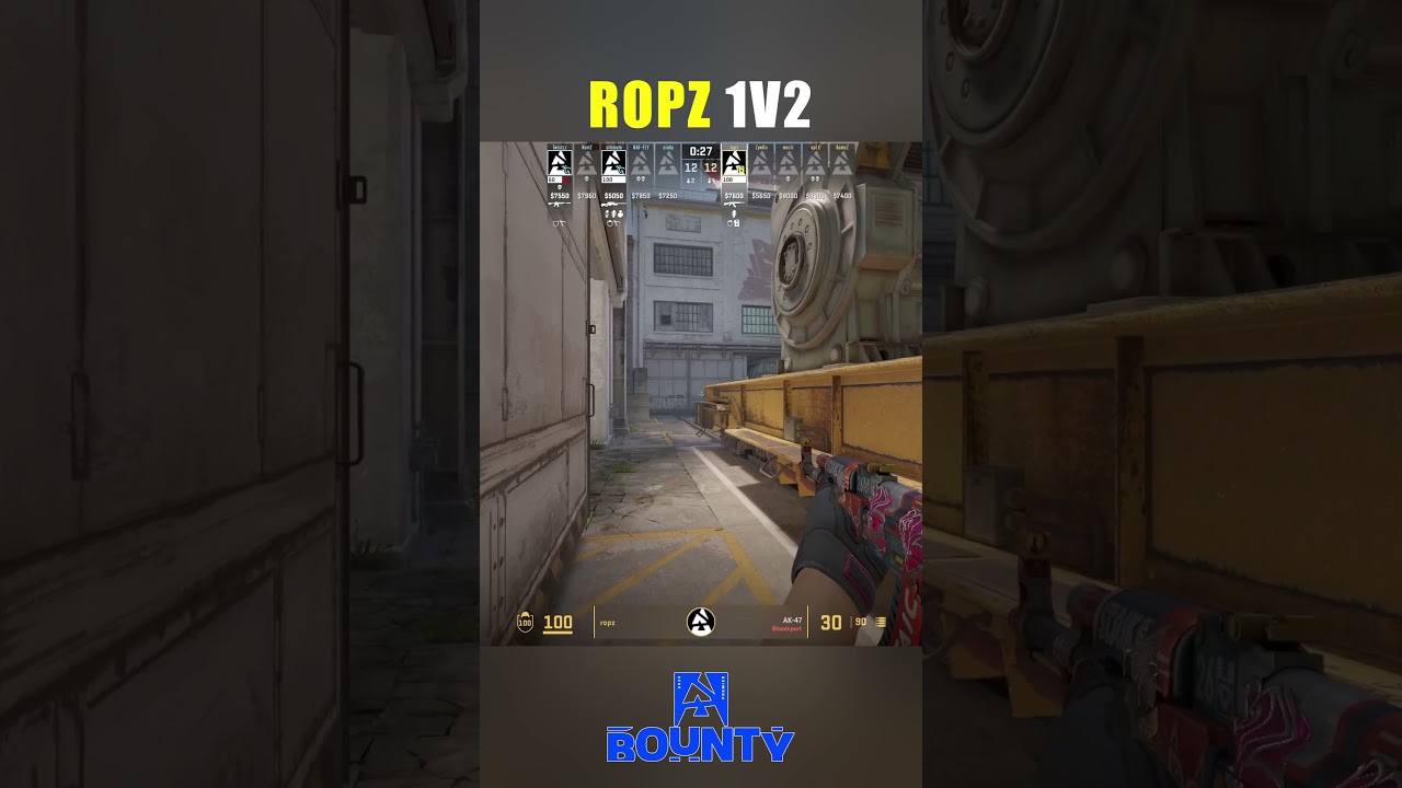 Ropz 1v2 Clutch - Perfect Timing! 