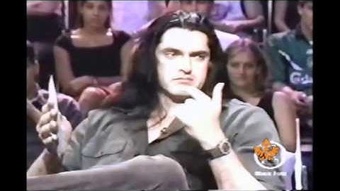 Peter Steele Yells at audience in interview