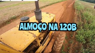 ALMOÇO NA 120B / Motoniveladora caterpillar grader niveleuse motoconformadora patrola road grader