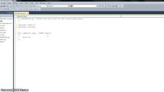 Getting started with Visual Studio and C++
