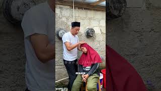 The couple laughed out loud