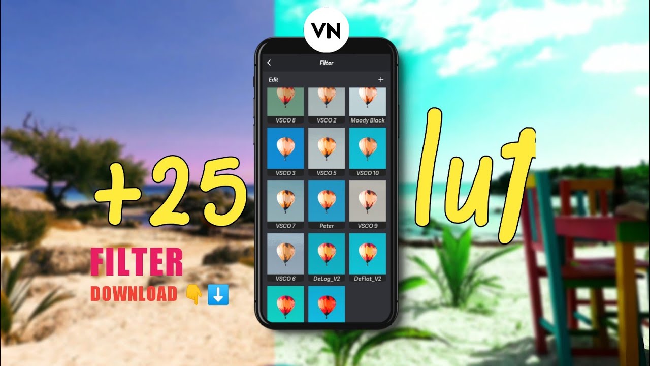 New Latest VN lut Filter For colour grading Download⬇️ custom Lut in