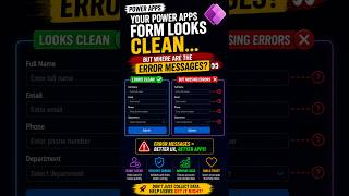 Power Apps Forms Mistake 😳 No Error Messages = Users Leave ❌