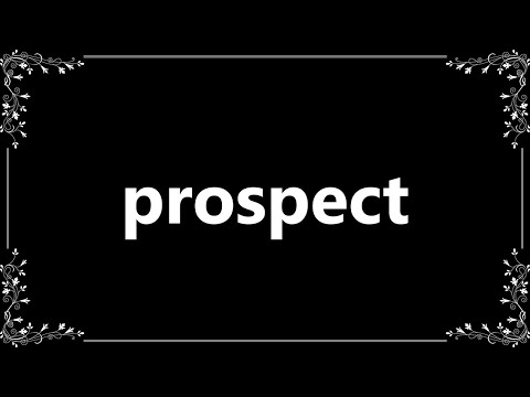 Prospect - Definition