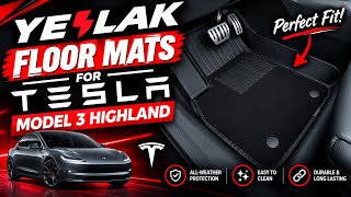 Protect Your Tesla's Interior with Yeslak Floor Mats!!!!
